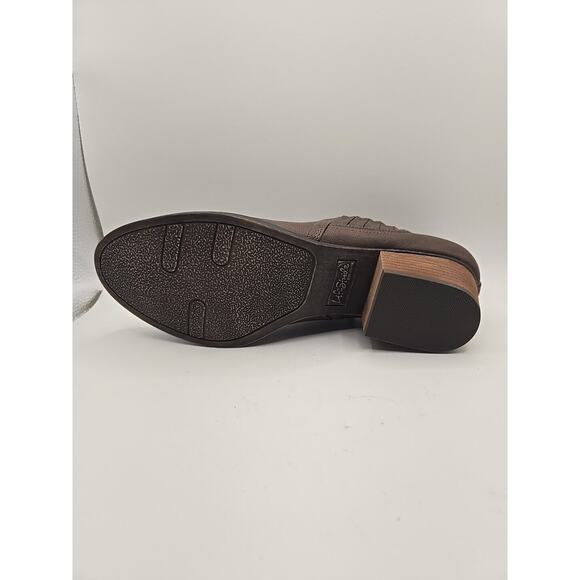 NEW LifeStride Babe Ankle Boots Womens 10 Brown Heeled Suede Fall Coquette Chic - Picture 7 of 8